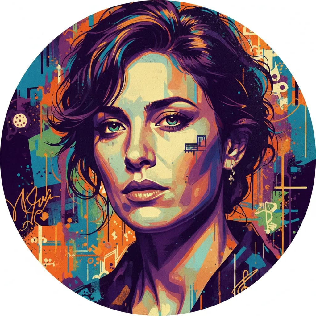 Artistic portrait of Eva Cobo
