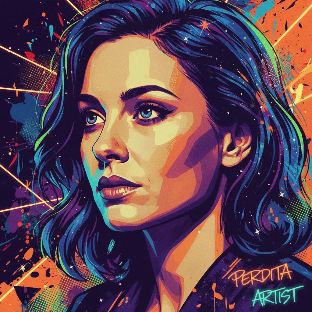 Artistic portrait of Perdita Weeks
