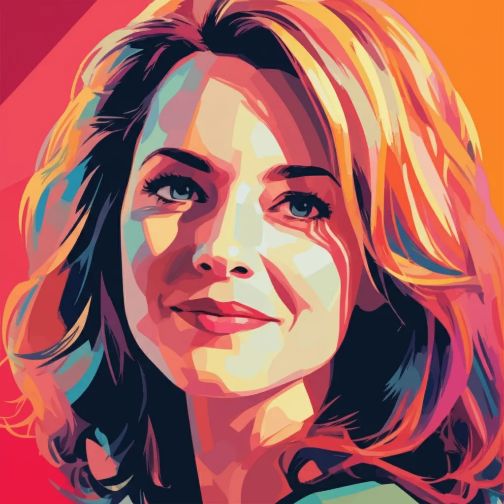 Artistic portrait of Joey Lauren Adams