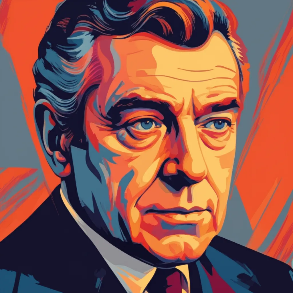 Artistic portrait of Terence Alexander