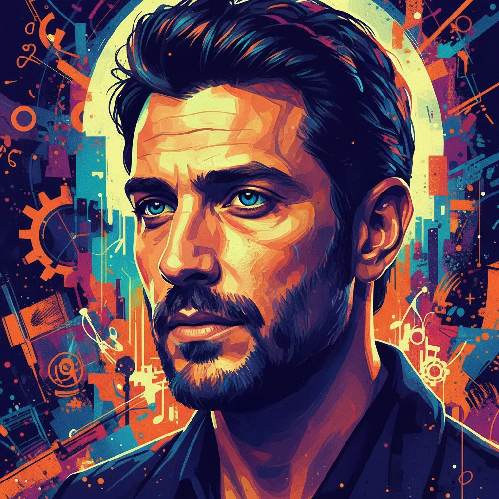Artistic portrait of Aris Servetalis