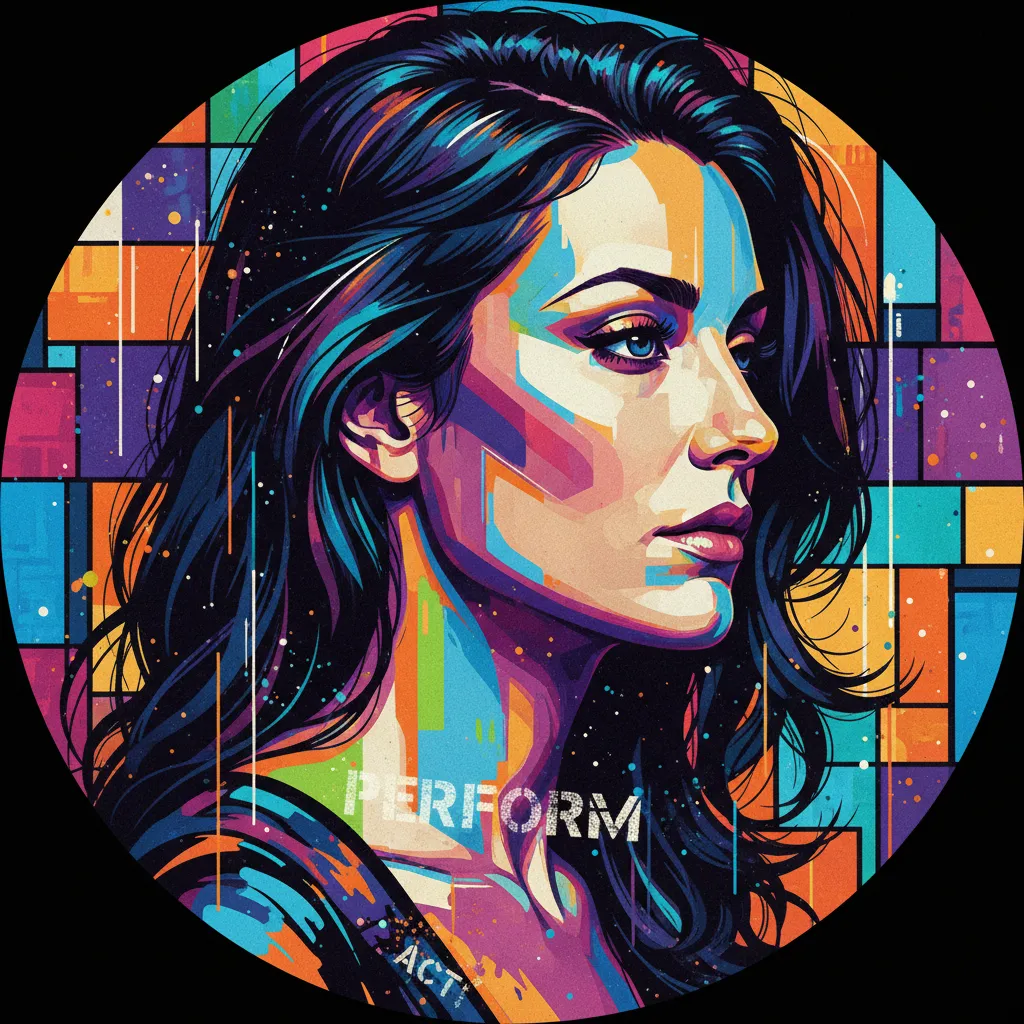Artistic portrait of Elyane Nadeau