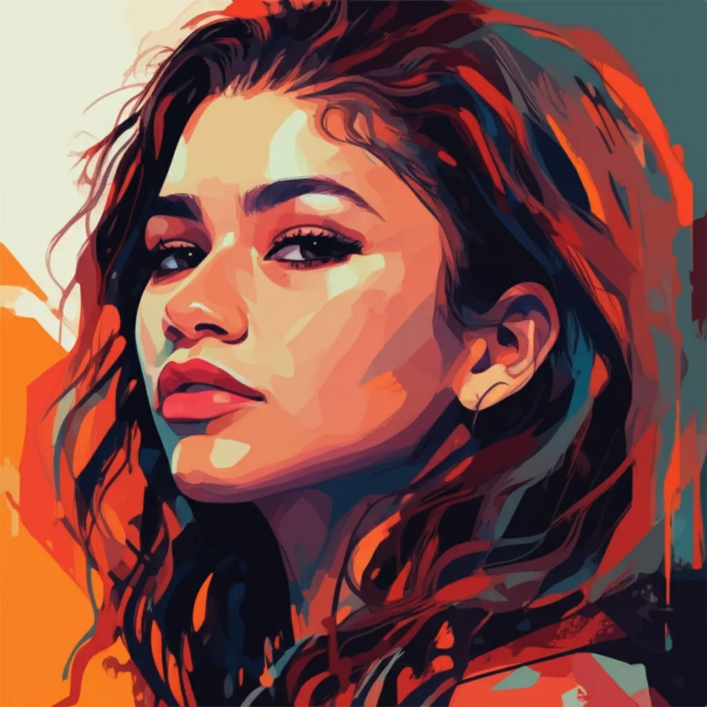 Portrait of Zendaya
