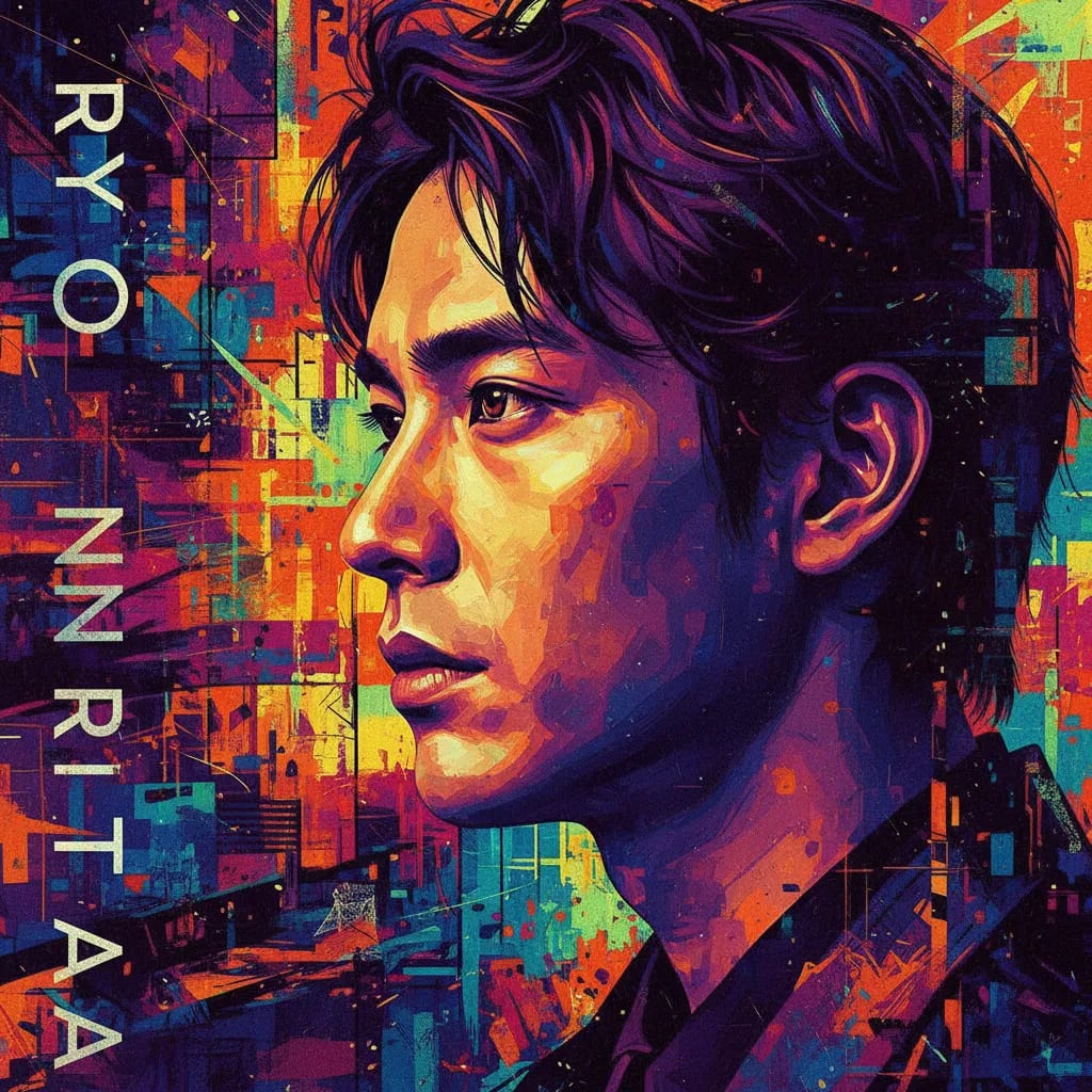 Artistic portrait of Ryô Narita