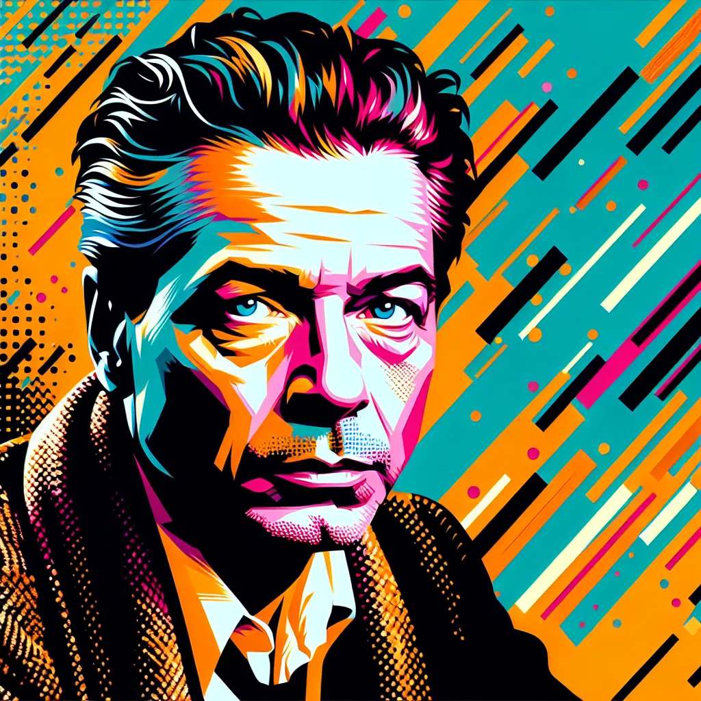 Artistic portrait of Christopher Amitrano