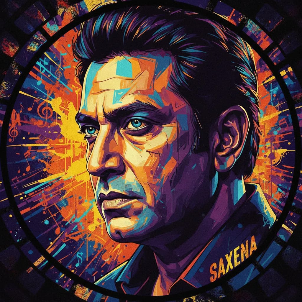 Artistic portrait of Veerendra Saxena