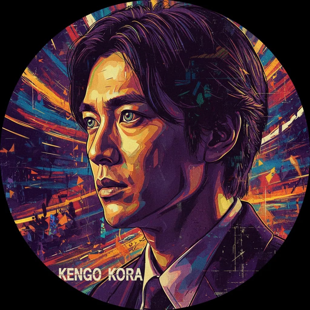 Artistic portrait of Kengo Kôra