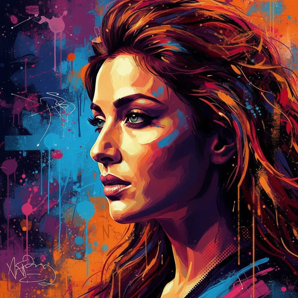 Artistic portrait of Mallika Sherawat