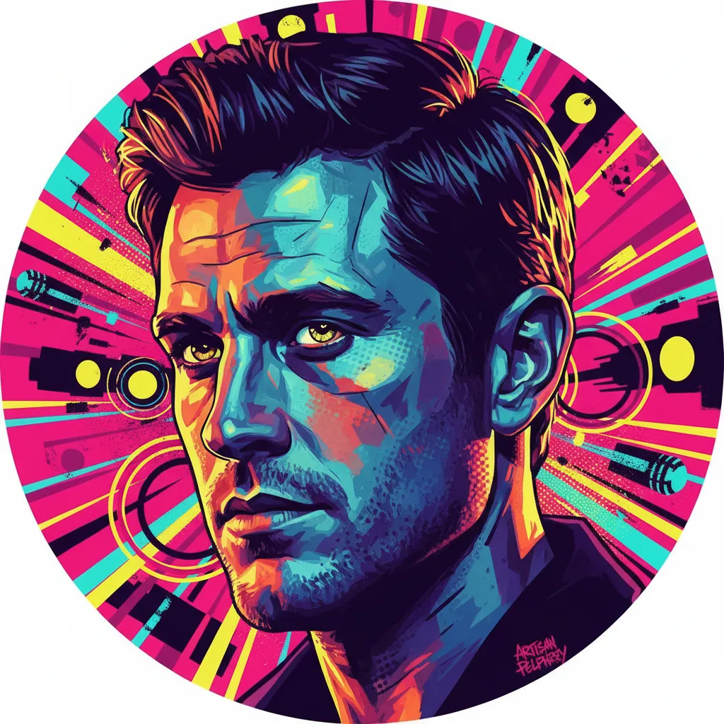 Artistic portrait of Tom Pelphrey