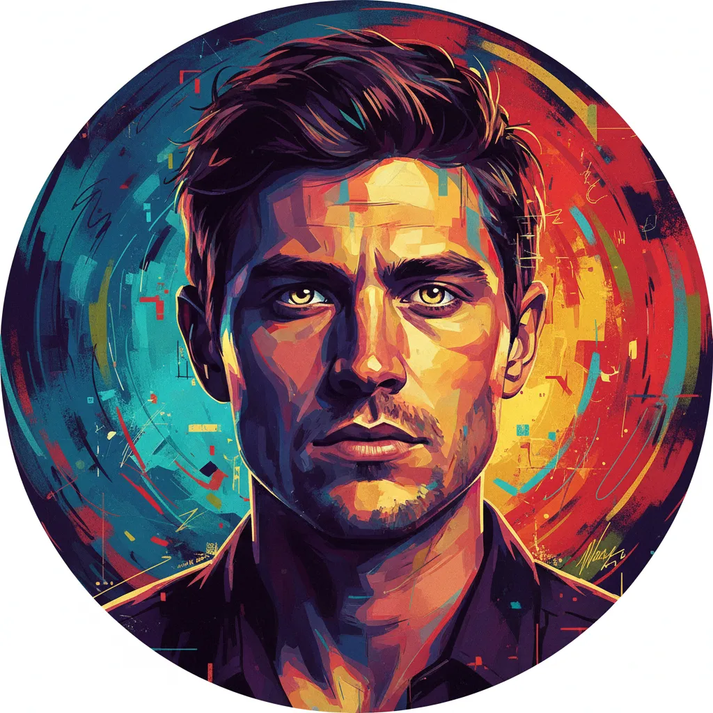 Artistic portrait of Brady Jandreau