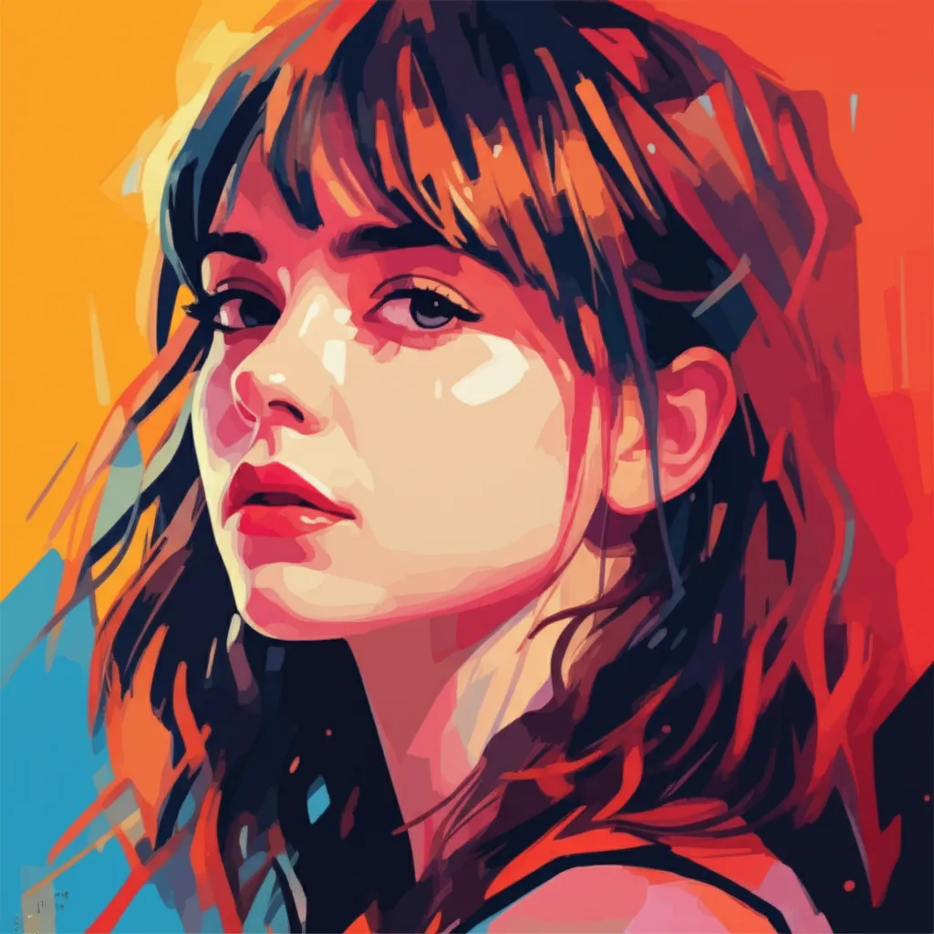 Artistic portrait of Mia Goth