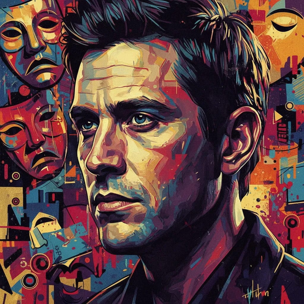 Artistic portrait of Peter Stebbings