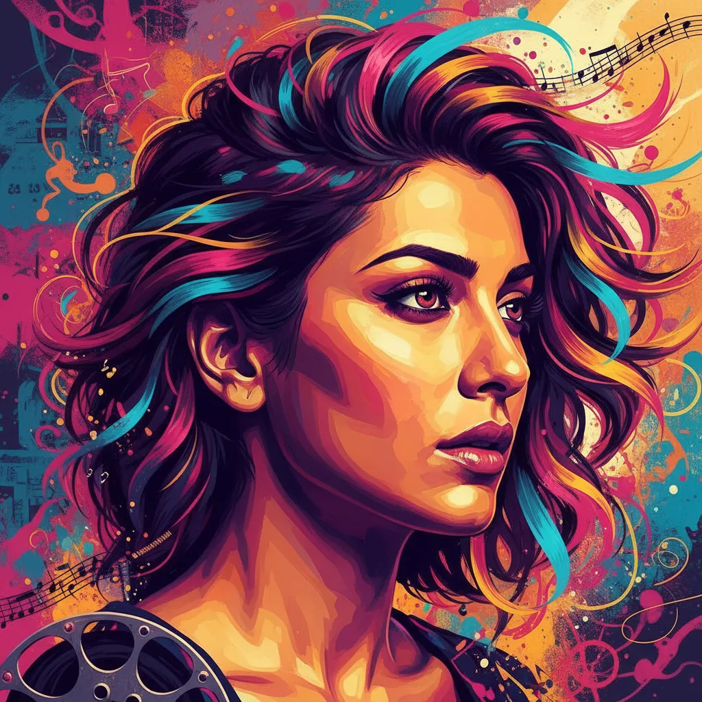 Artistic portrait of Esha Gupta
