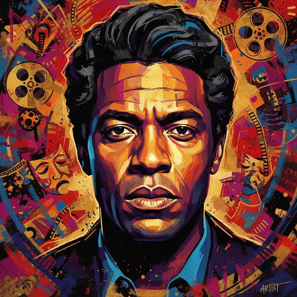Artistic portrait of Georg Stanford Brown