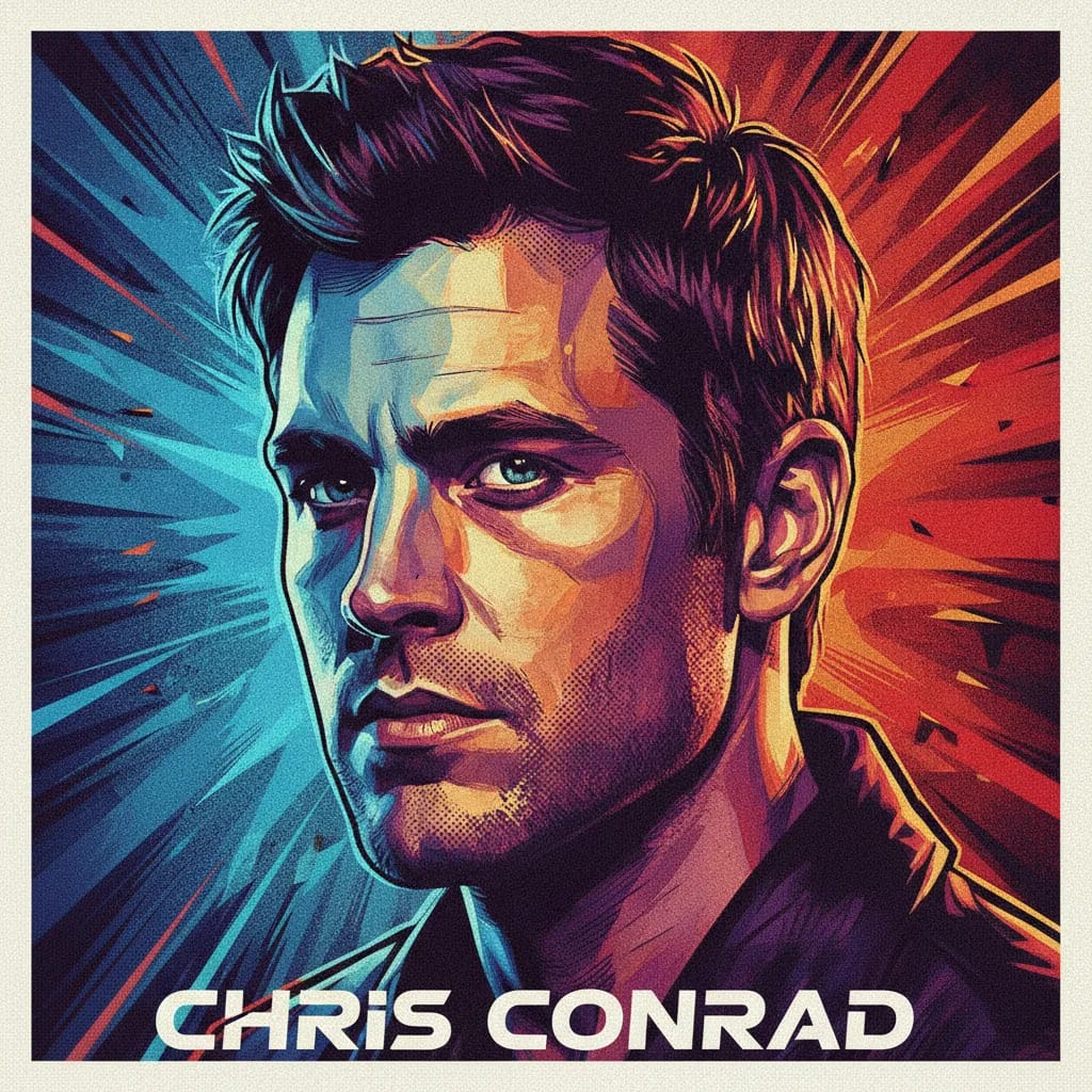 Artistic portrait of Chris Conrad