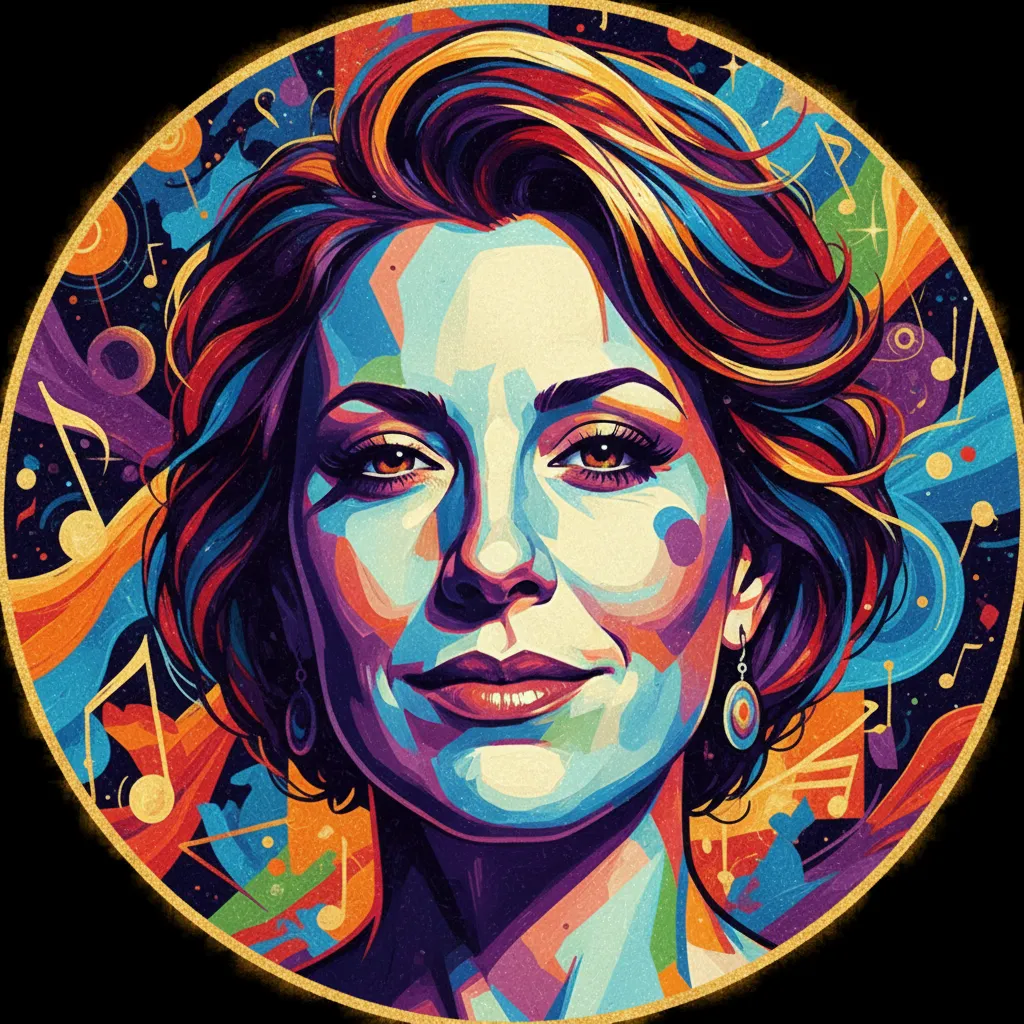 Artistic portrait of Ana Gasteyer