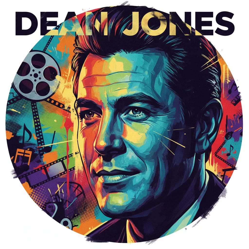 Artistic portrait of Dean Jones