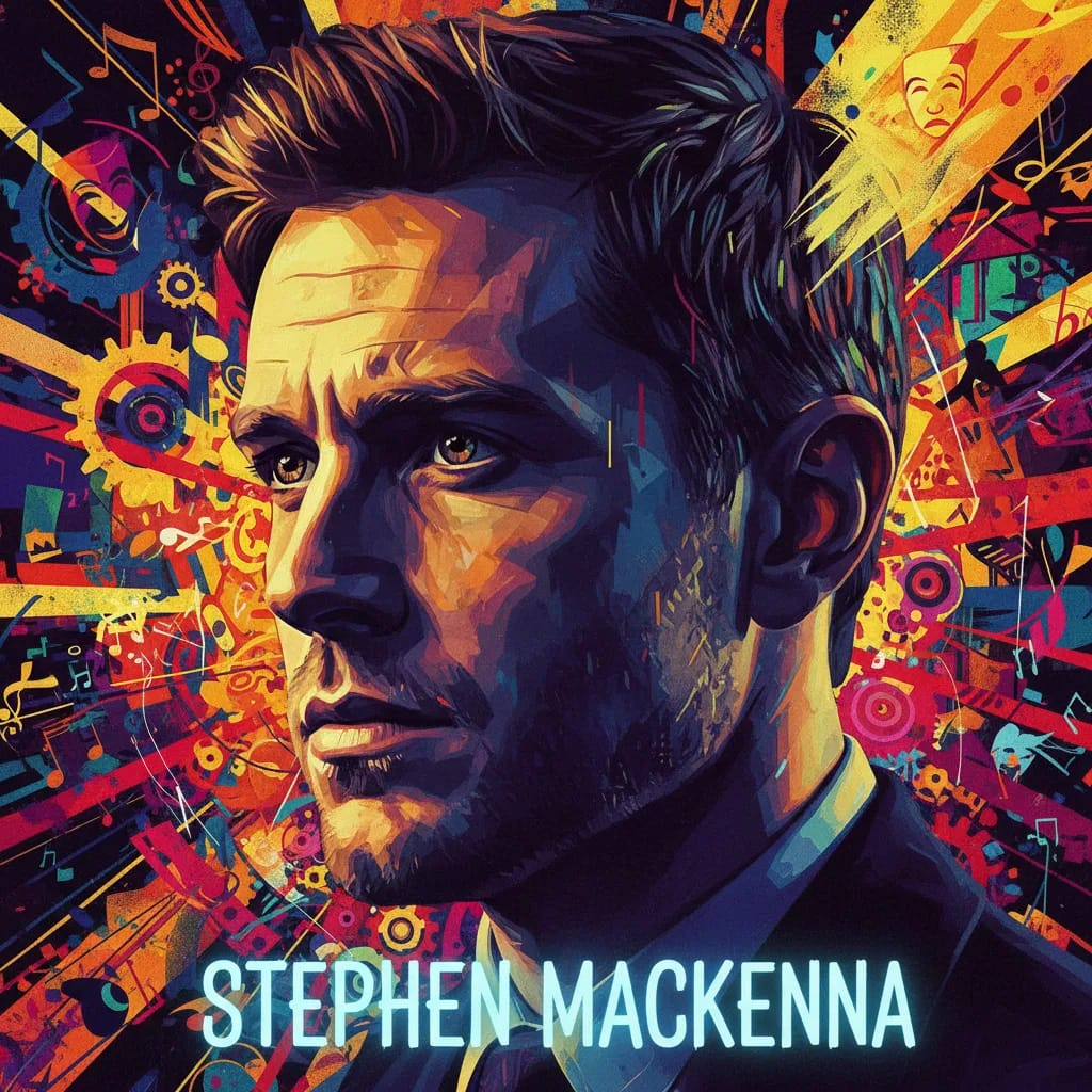 Artistic portrait of Stephen MacKenna