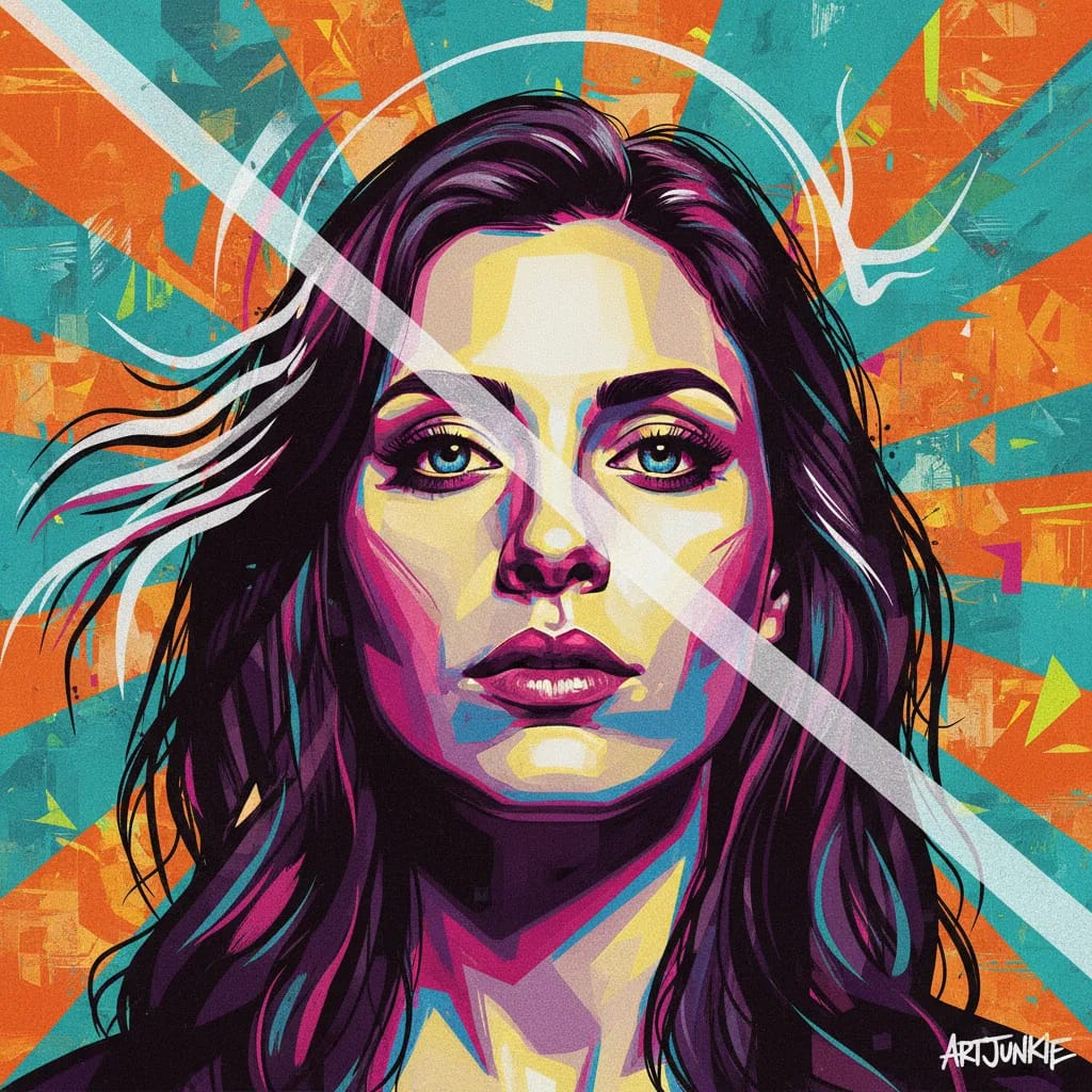 Artistic portrait of Anja Savcic