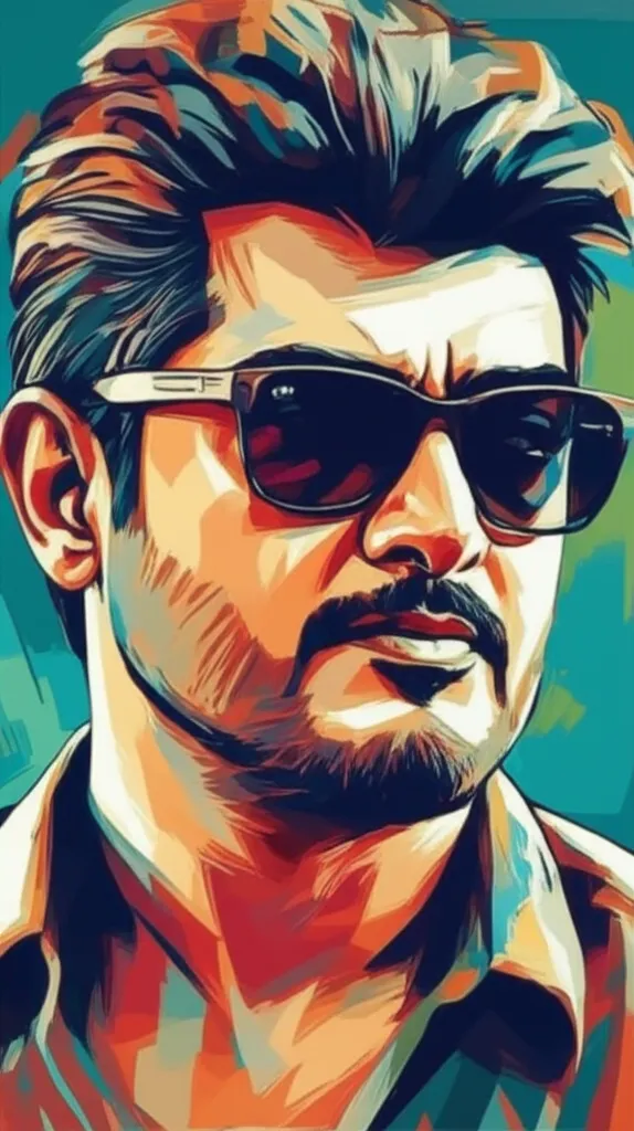Portrait of Ajith Kumar