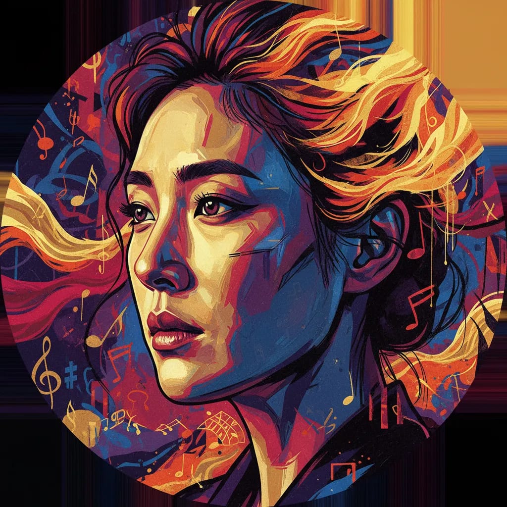 Artistic portrait of Kim Seo-hyeong
