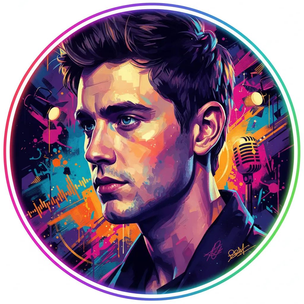 Artistic portrait of Nat Wolff