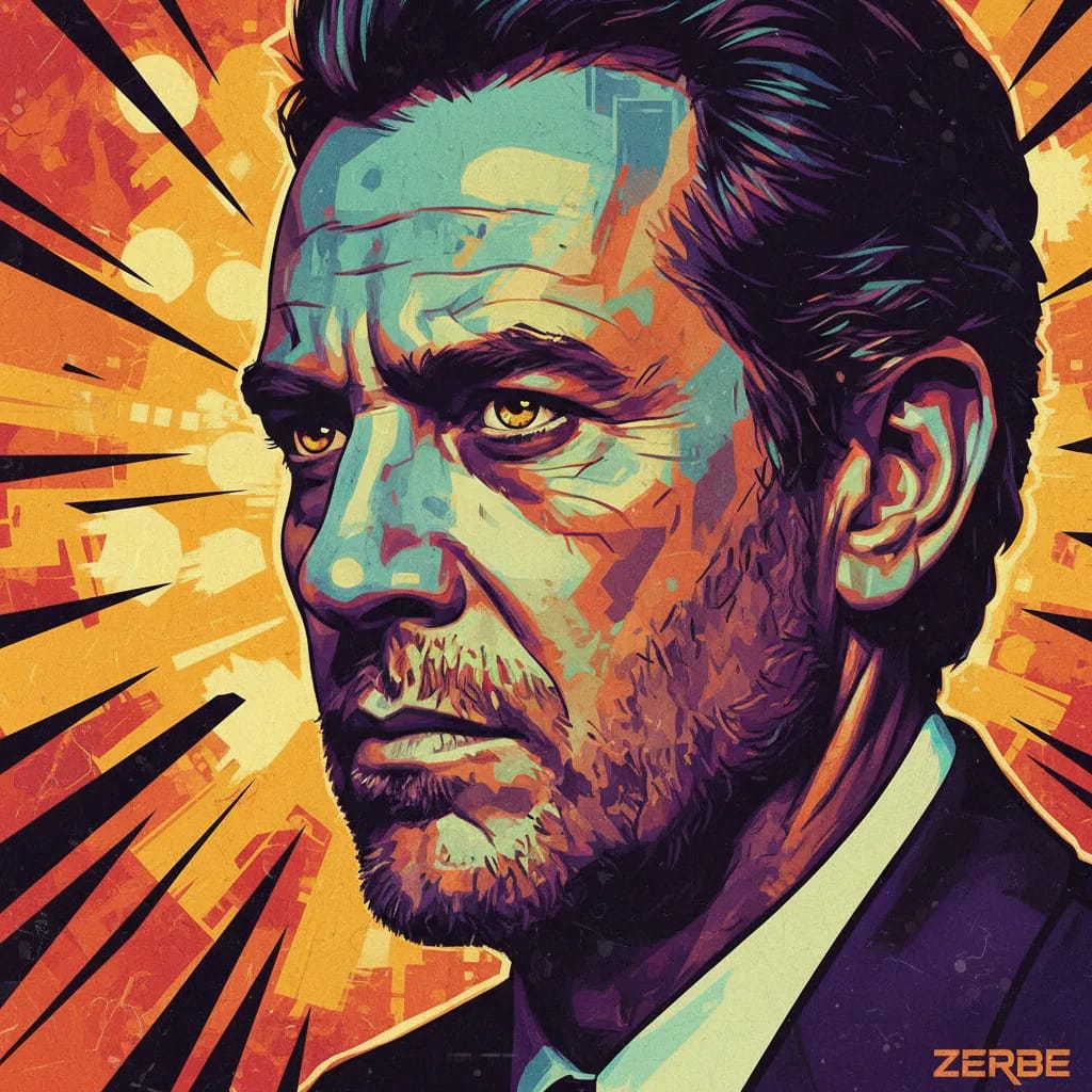 Artistic portrait of Anthony Zerbe