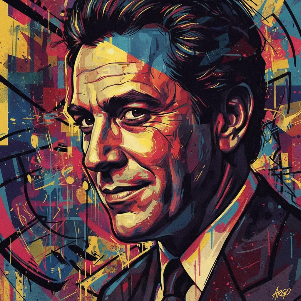 Artistic portrait of Victor Argo