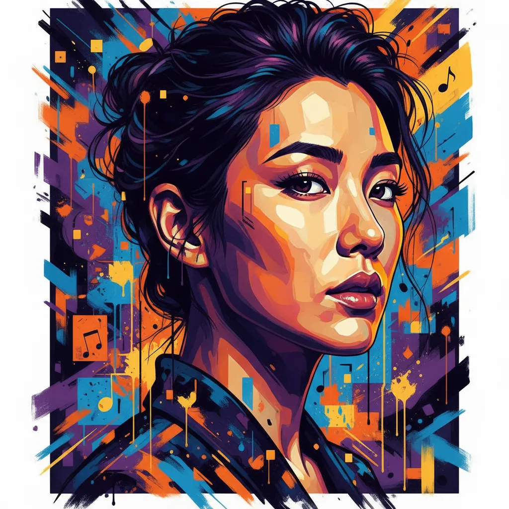 Artistic portrait of Lee Hanee