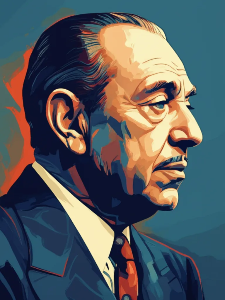 Artistic portrait of Jack Benny