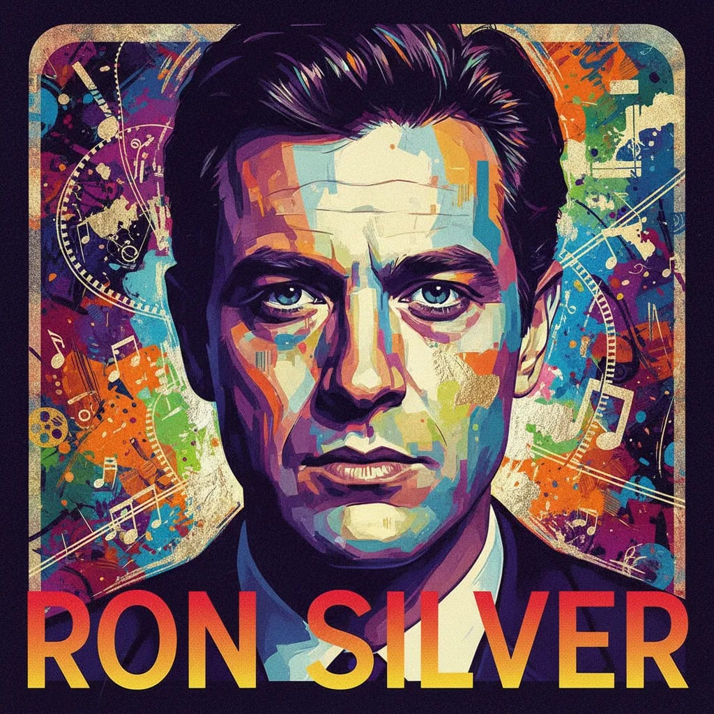 Artistic portrait of Ron Silver