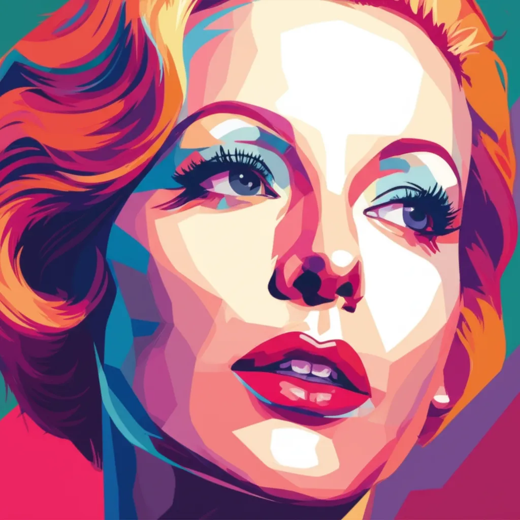 Artistic portrait of Jane Wyman