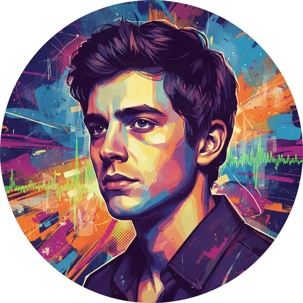 Artistic portrait of Ellar Coltrane