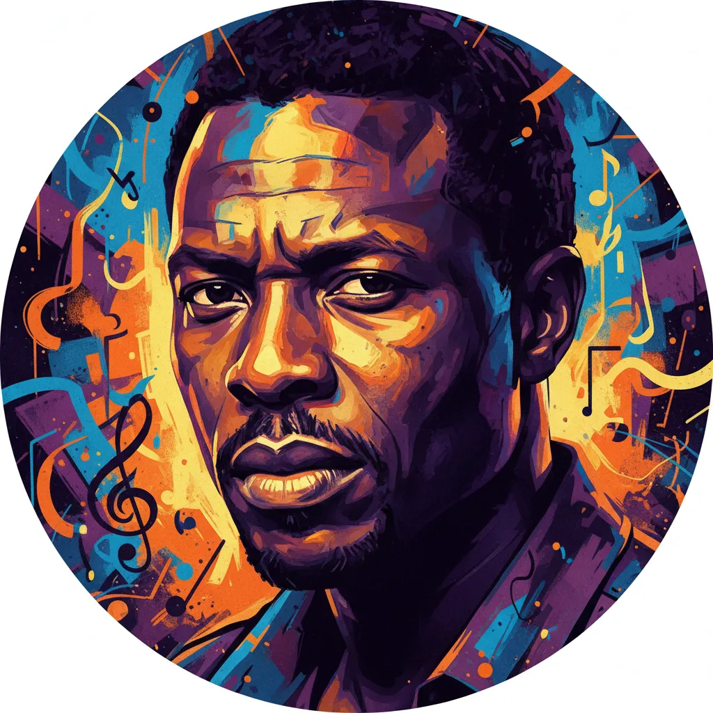 Artistic portrait of Israel Matseke-Zulu
