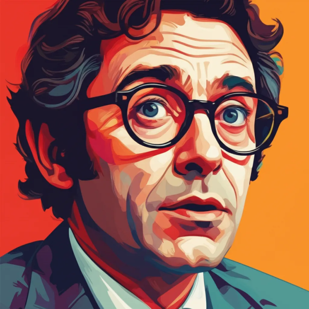 Artistic portrait of Marty Feldman
