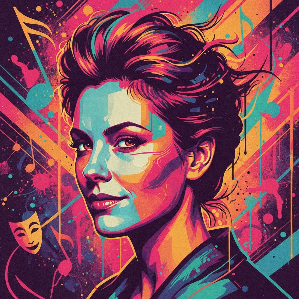 Artistic portrait of Anne Sørensen