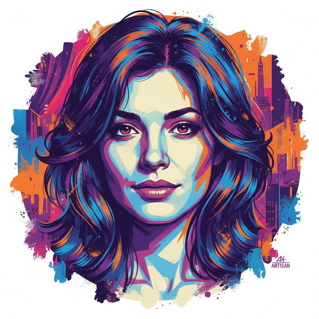 Artistic portrait of Phoebe Cates