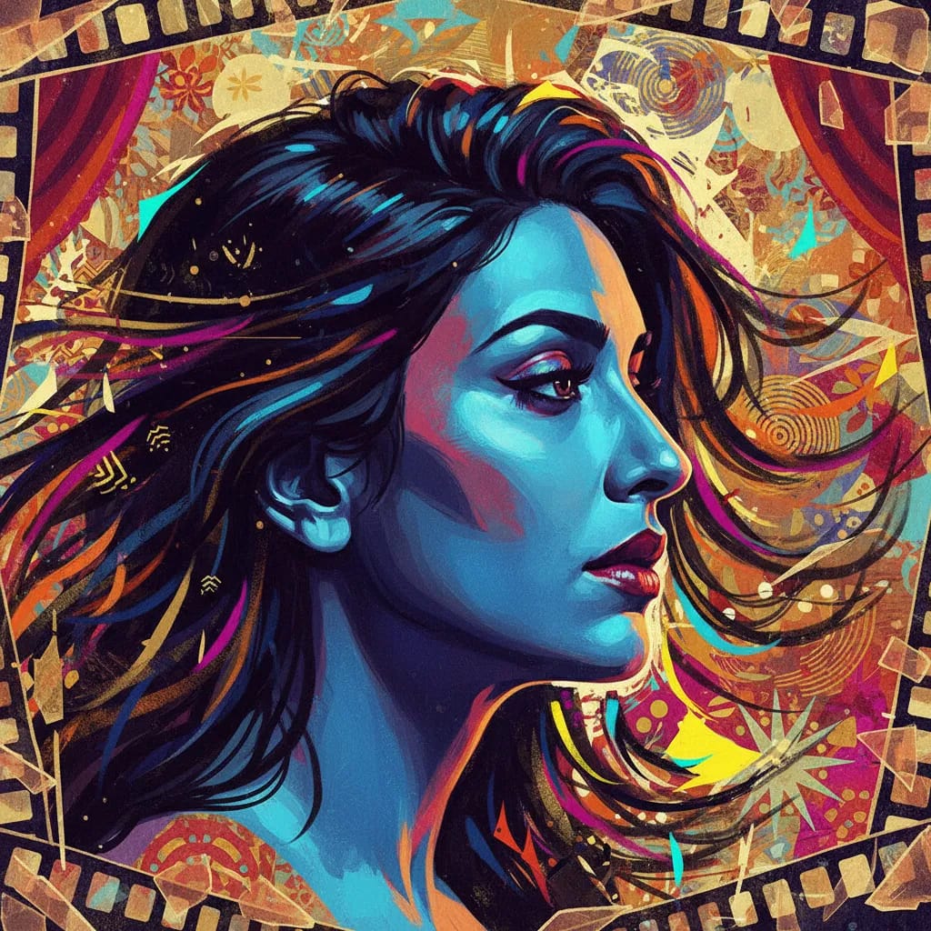 Artistic portrait of Sarita Choudhury