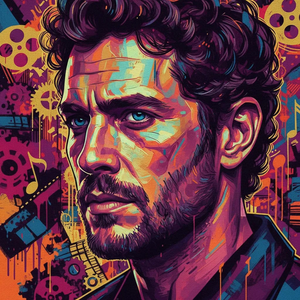 Artistic portrait of Alain Hernández