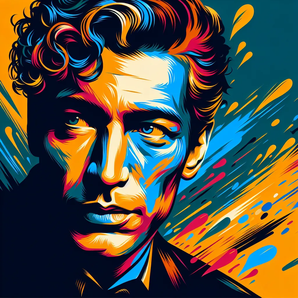 Artistic portrait of Sean O'Bryan