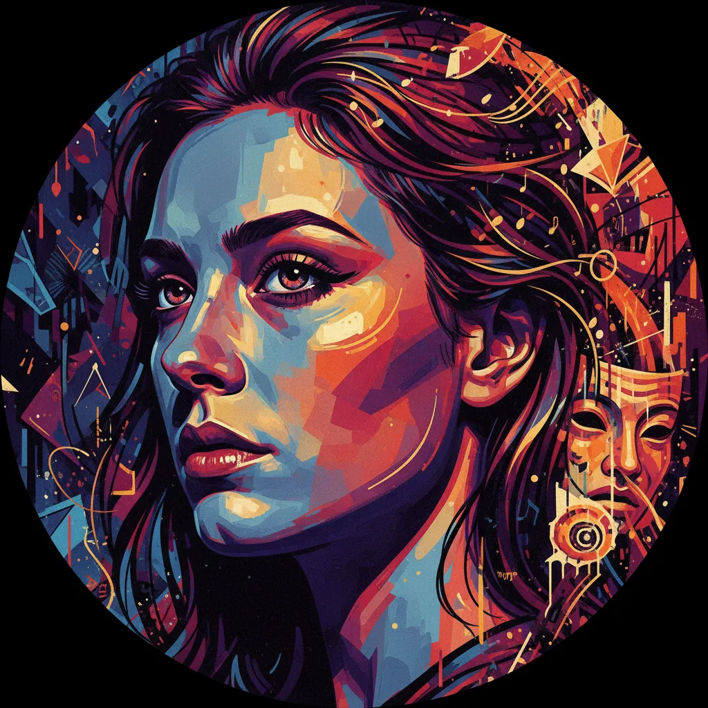 Artistic portrait of Ellie Raab