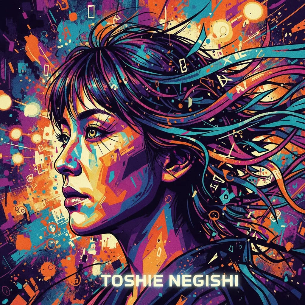 Artistic portrait of Toshie Negishi