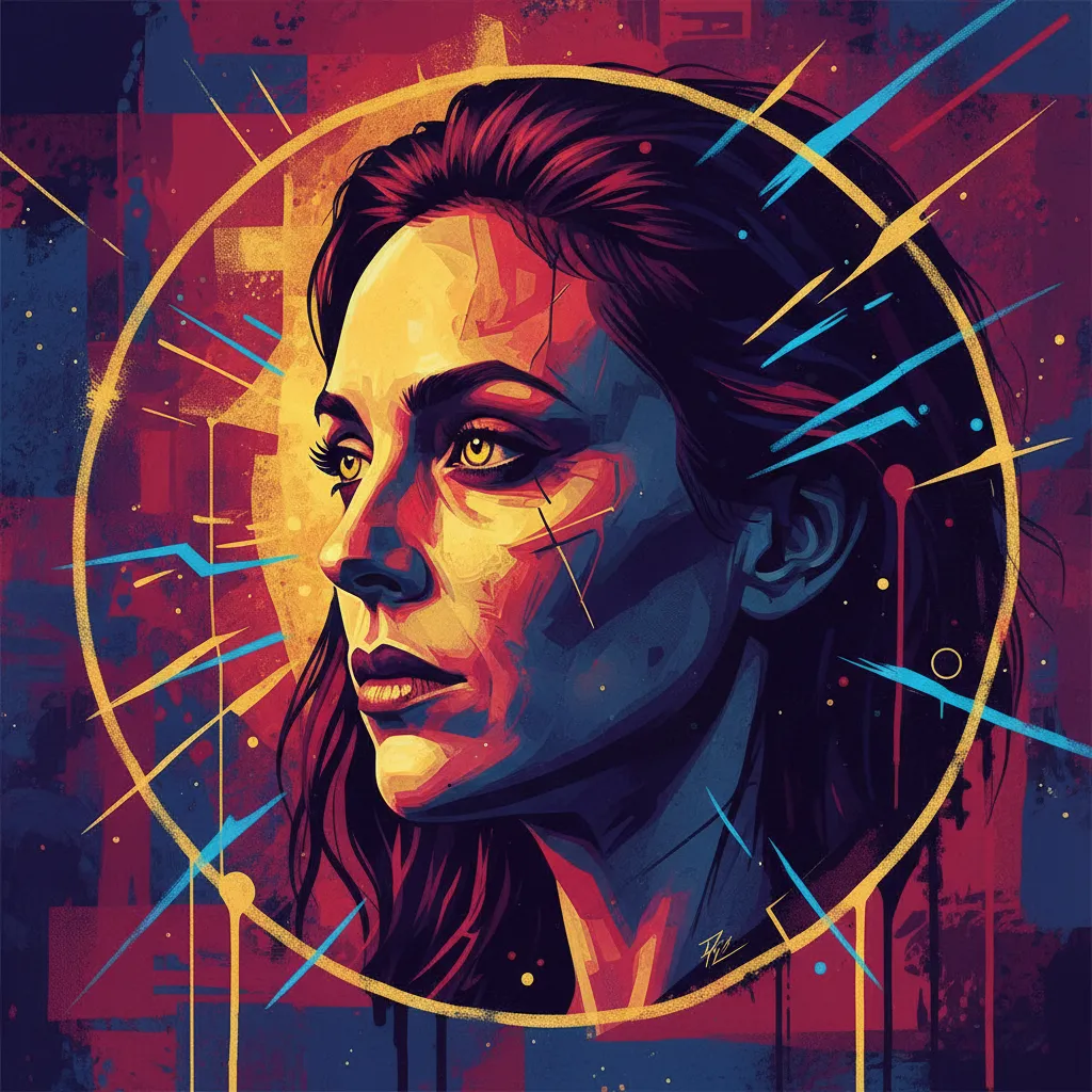 Artistic portrait of Bonnie Aarons