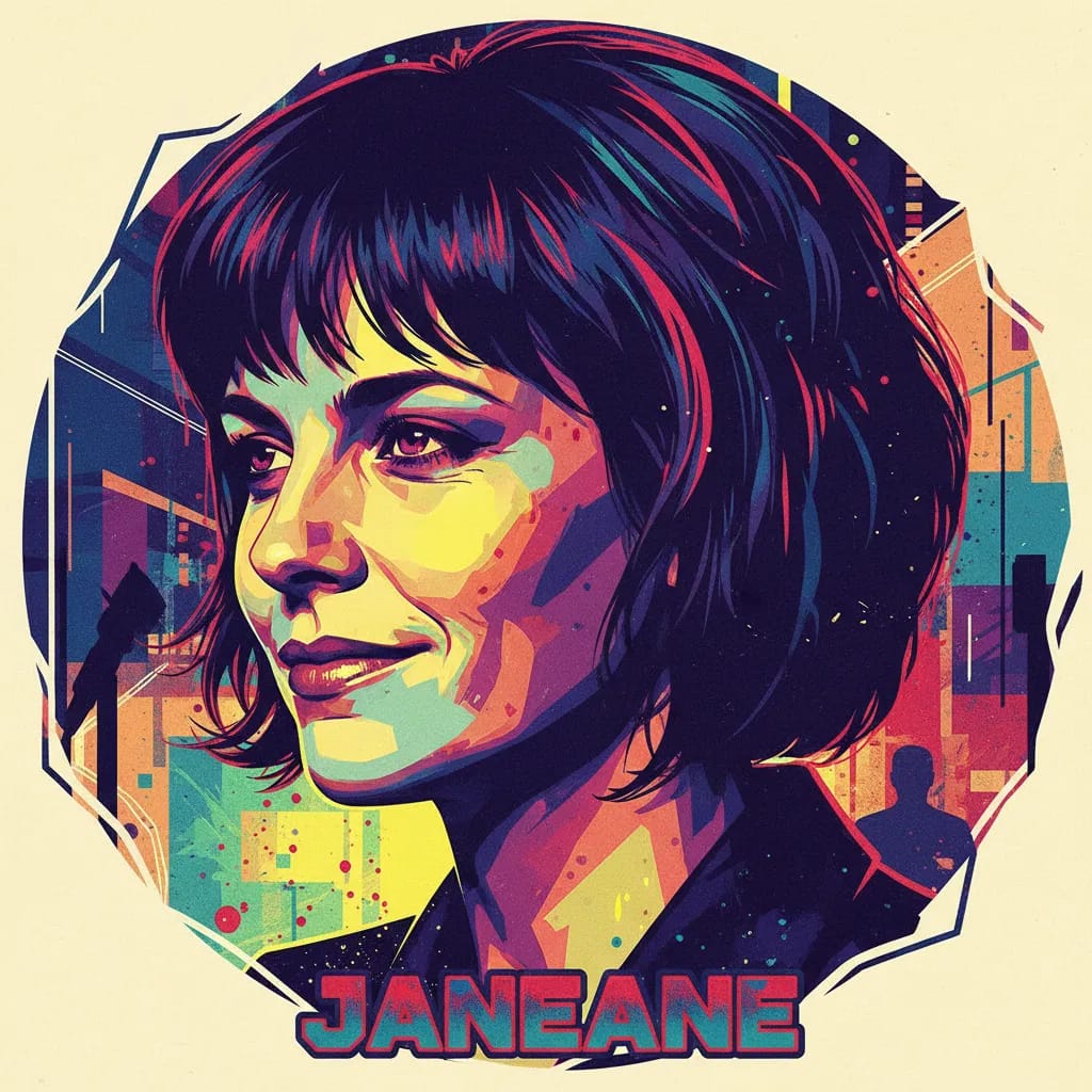 Artistic portrait of Janeane Garofalo