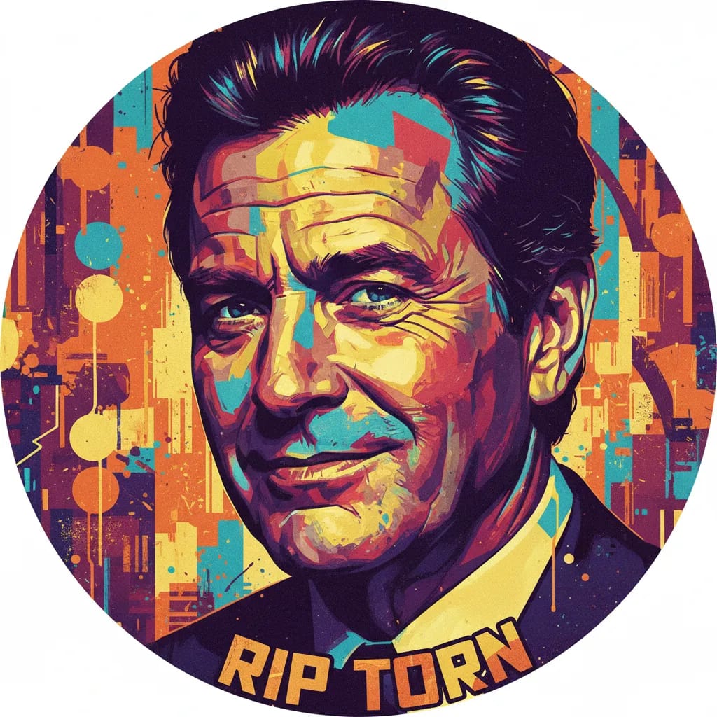 Artistic portrait of Rip Torn