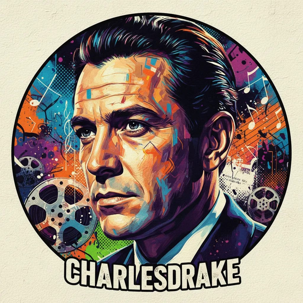 Artistic portrait of Charles Drake