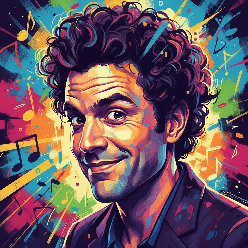 Artistic portrait of Eric André