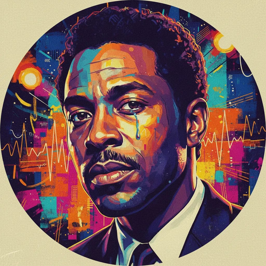 Artistic portrait of Paul Bates