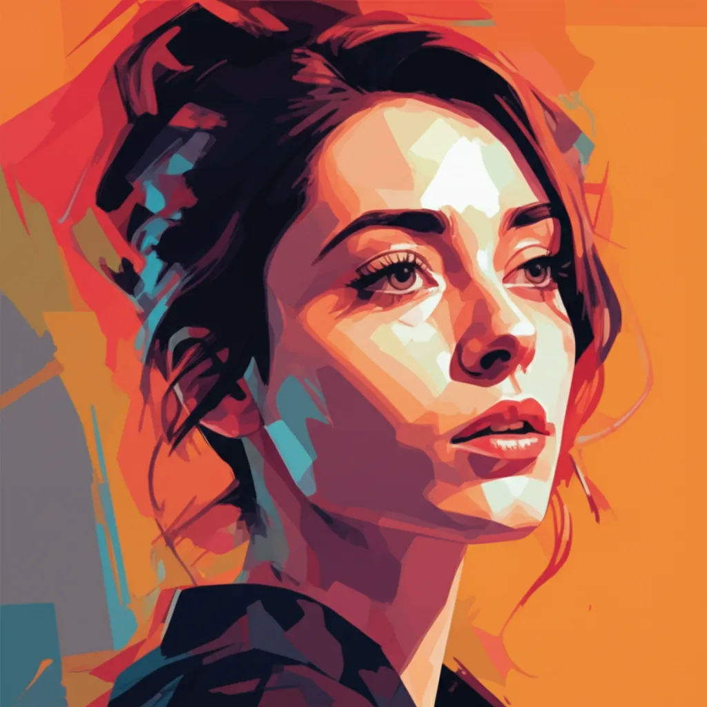 Artistic portrait of Aisling Franciosi