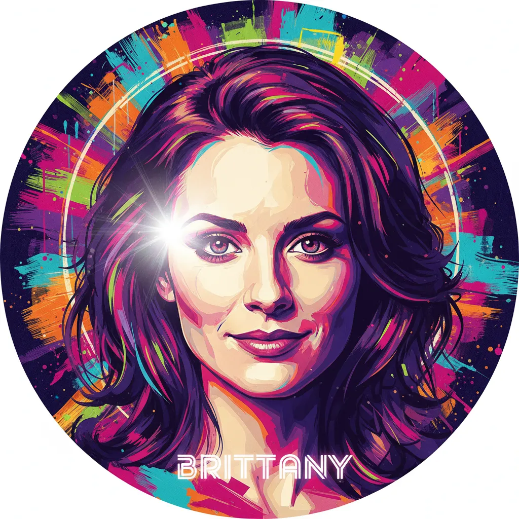 Artistic portrait of Brittany Murphy